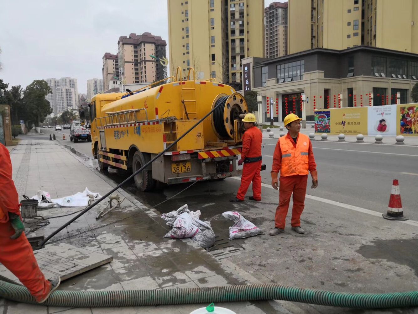 广水排污管道清淤-管道清洗